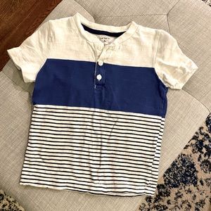 Toddler Short Sleeve Henley Top